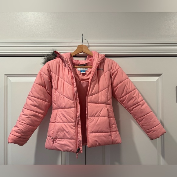 Columbia Jackets & Coats Columbia Girls Pink Down Coat Poshmark